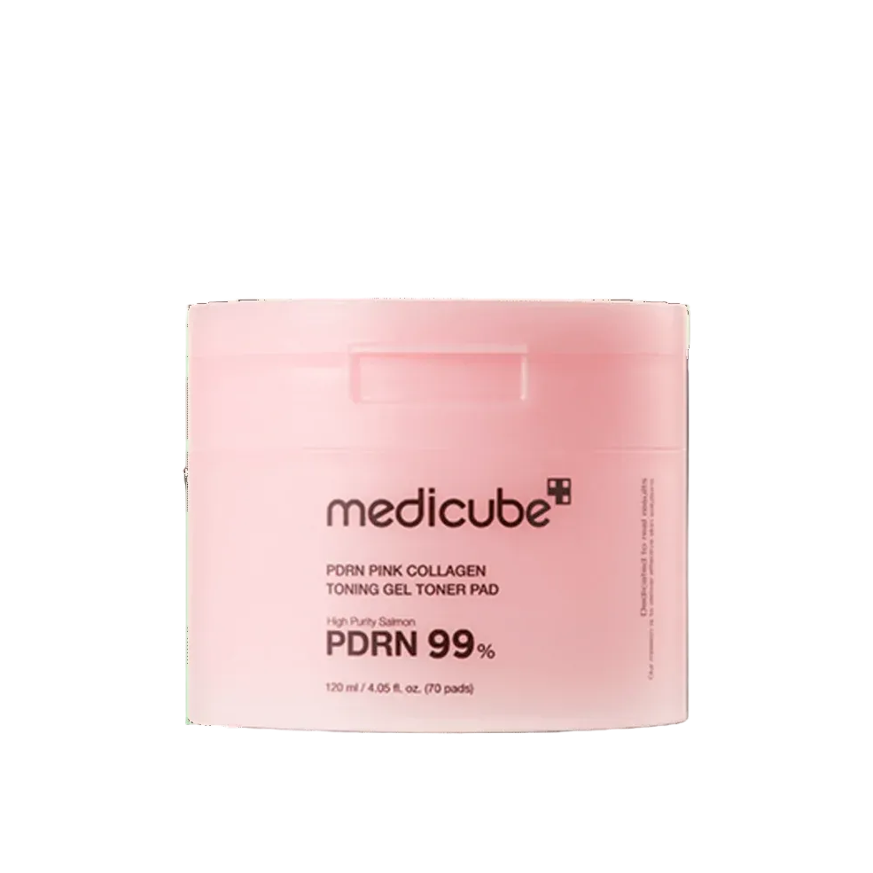 Medicube PDRN Pink Collagen Toning Gel Toner Pad, 70pz