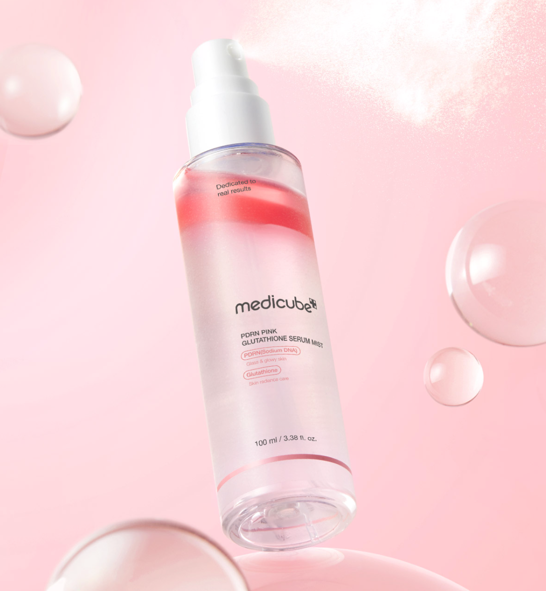 MEDICUBE PDRN Pink Glutathione Serum Mist, 100ml