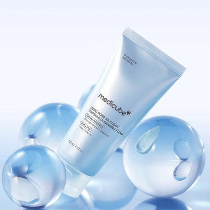 Medicube Zero Pore SA Clear Capsule Cleansing Foam, 120g