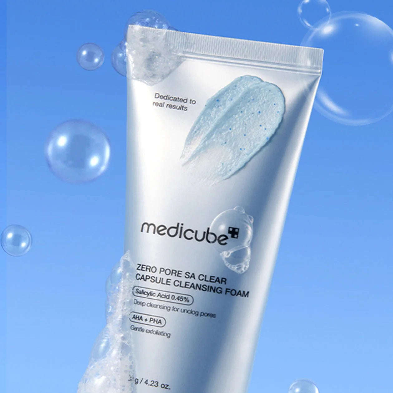 Medicube Zero Pore SA Clear Capsule Cleansing Foam, 120g