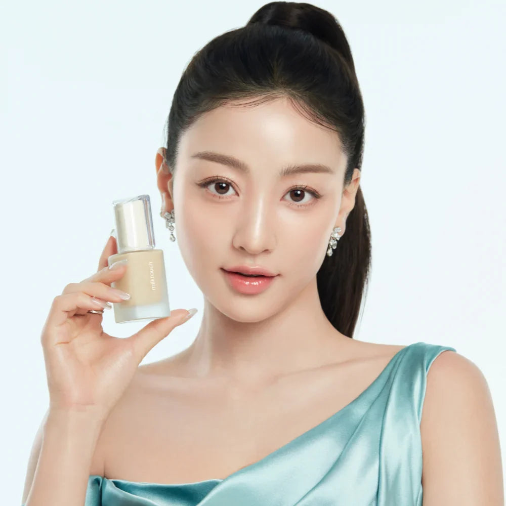 MILK TOUCH Dewy Glass Skin Foundation, 30ml