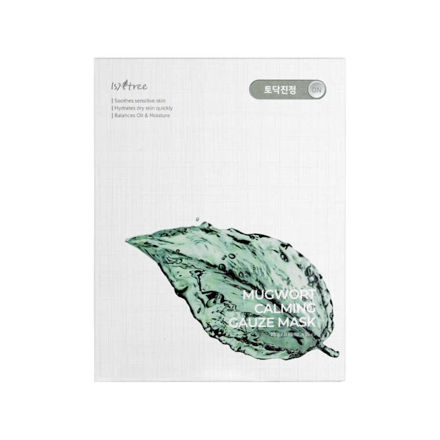 ISNTREE Mugwort Calming Gauze Mask, 23ml