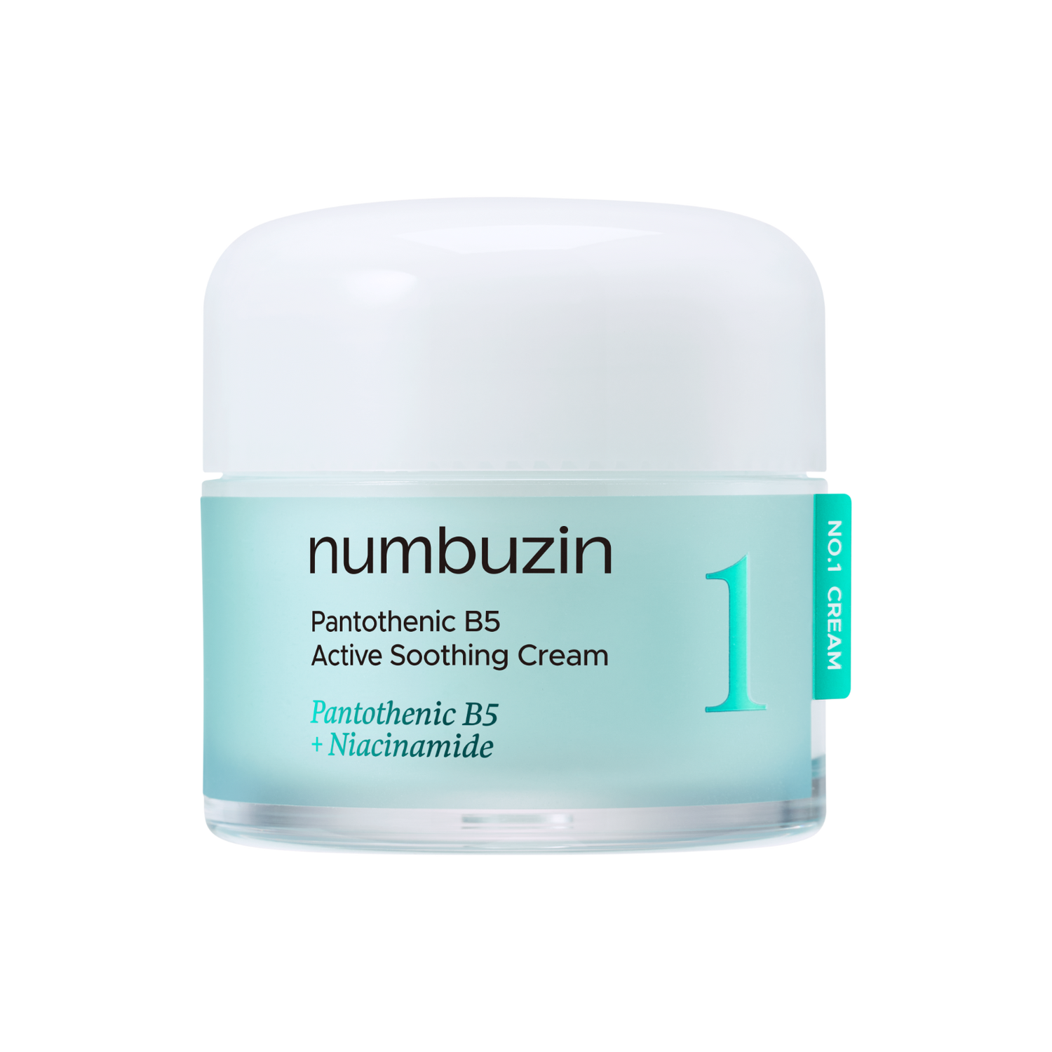 Numbuzin No.1 Pantothenic B5 Active Soothing Cream 80ml, confezione frontale