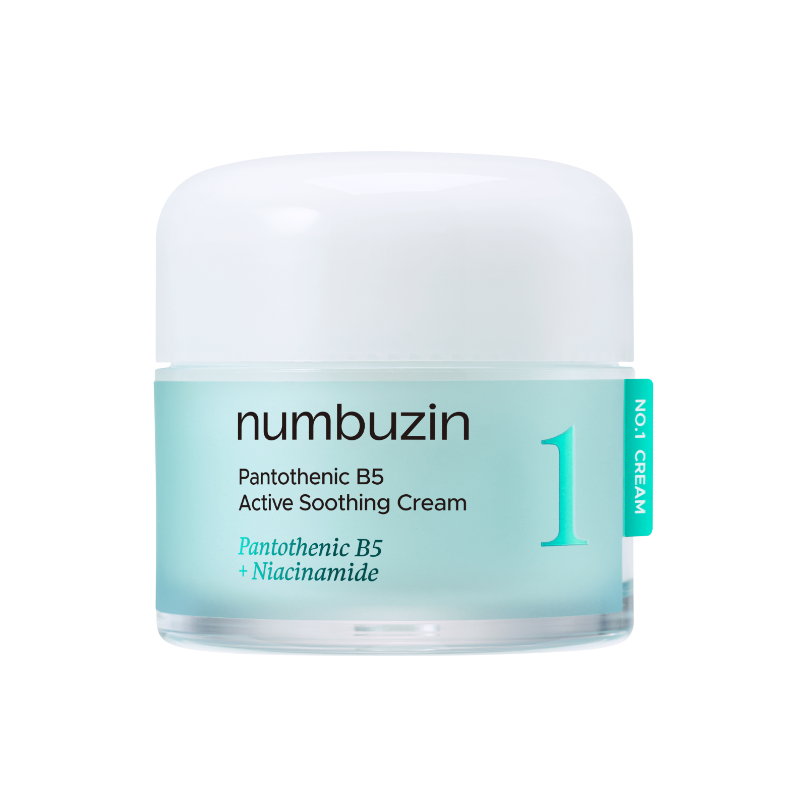 Numbuzin No.1 Pantothenic B5 Active Soothing Cream 80ml, confezione frontale