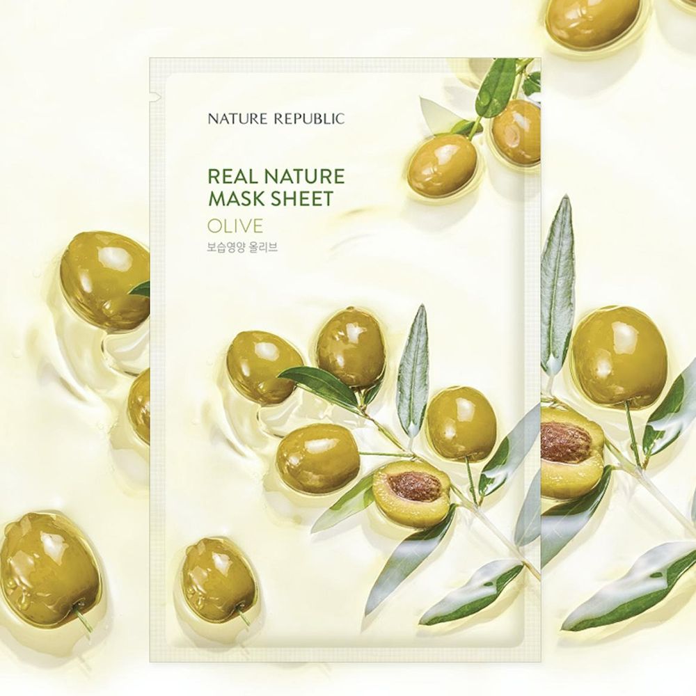 Nature Republic Real Nature Sheet Mask Olive, 23ml