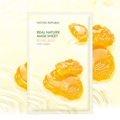 Nature Republic Real Nature Sheet Mask Royal Jelly, 23ml
