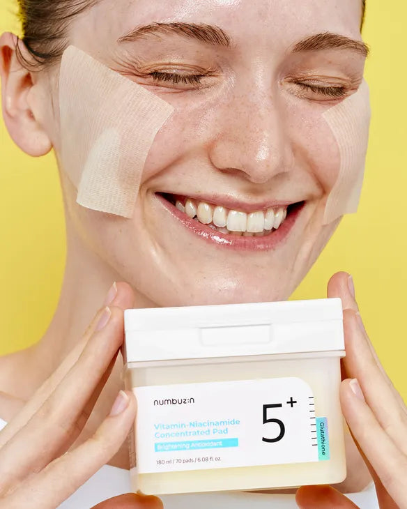 Numbuzin No.5 Vitamin-Niacinamide Concentrated Toner Pads, 180ml / 70 pads