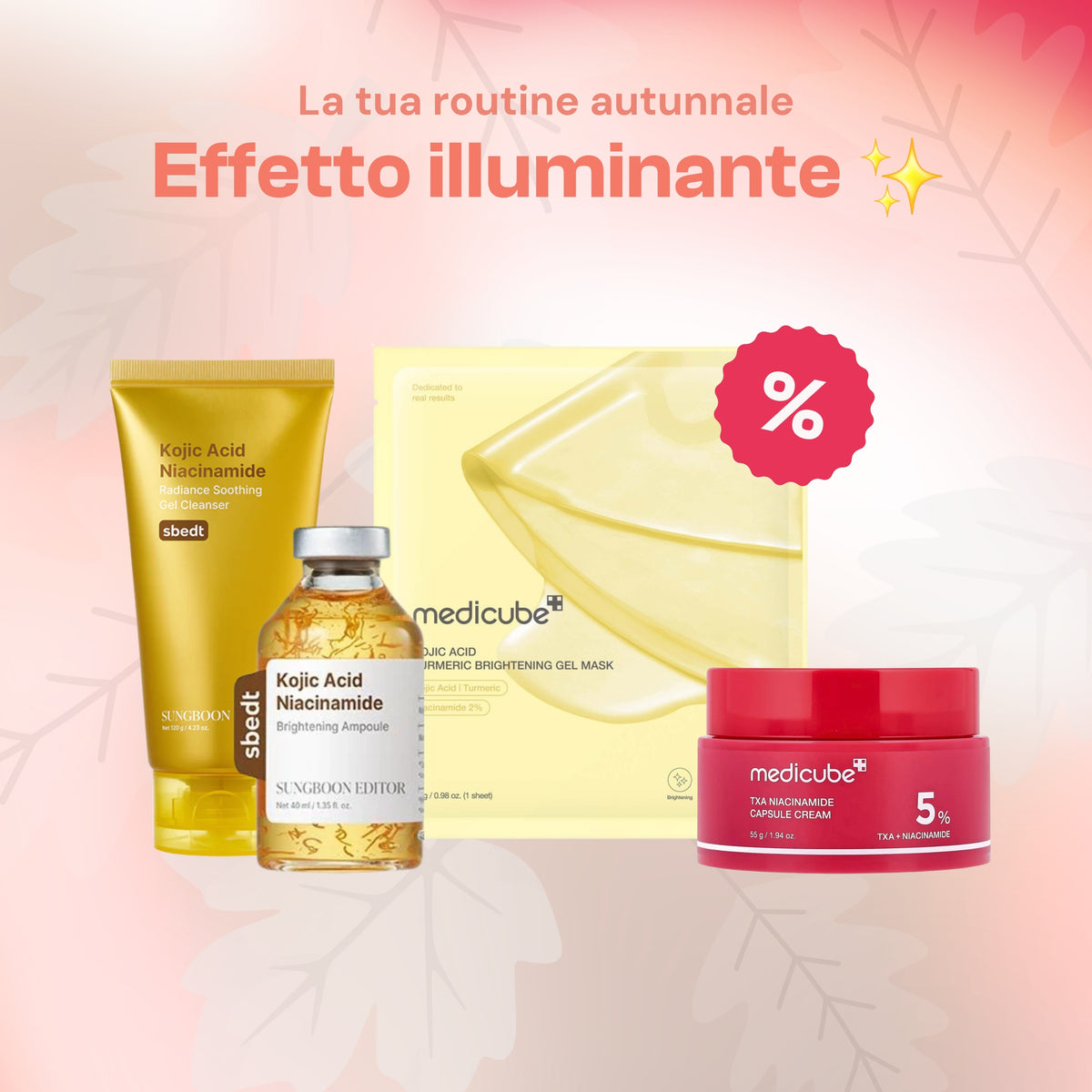 Routine autunnale illuminante e anti-macchie