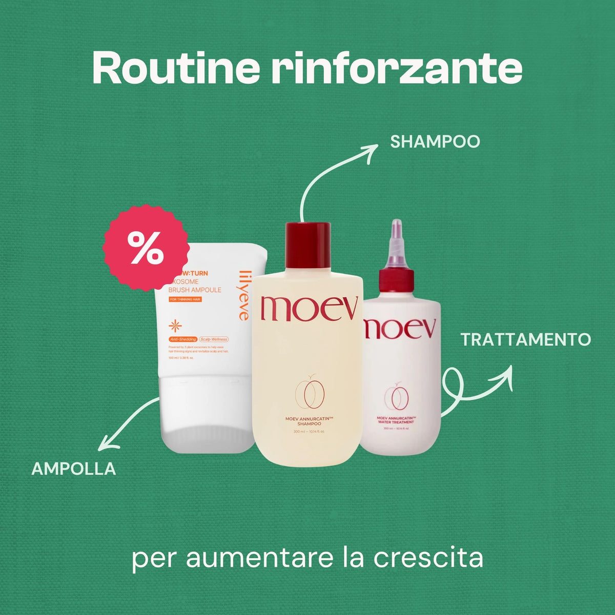 Routine Capelli Rinforzante, 3 prodotti