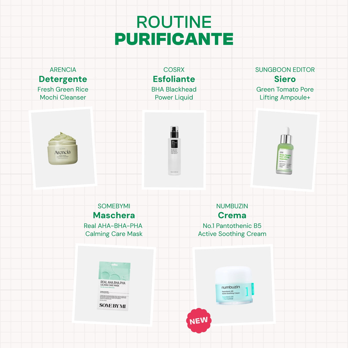 Routine Purificante Back to School, 5 pezzi