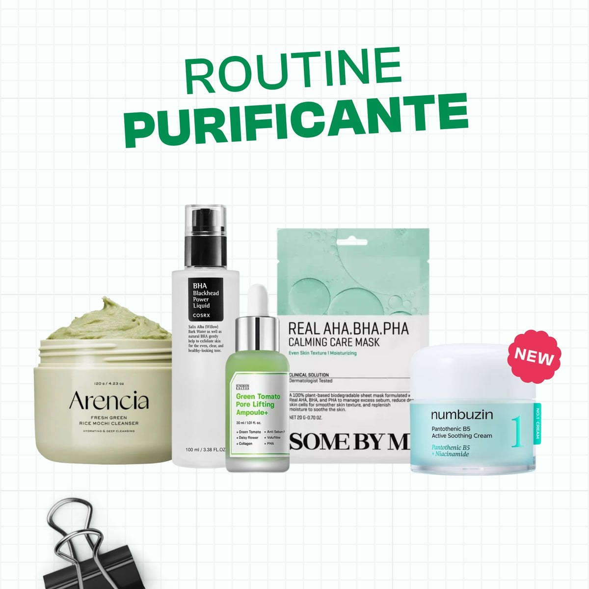 Routine Purificante Back to School, 5 pezzi