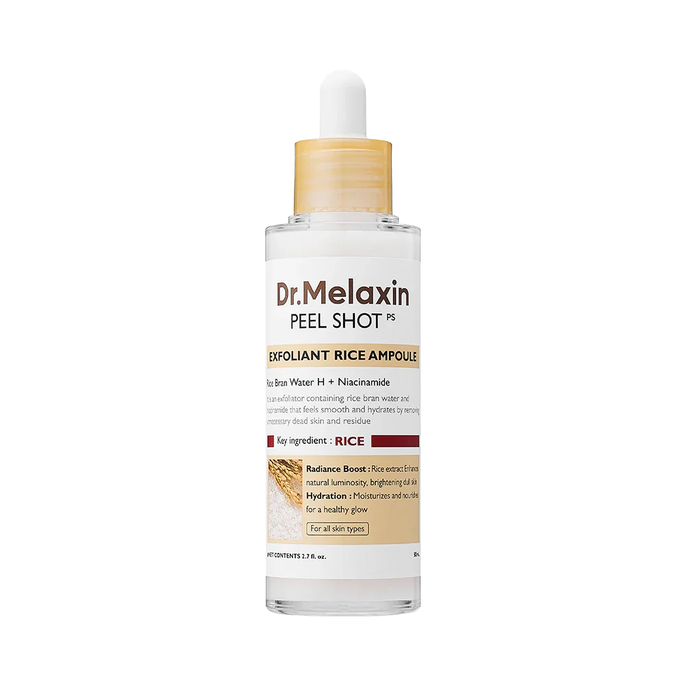 Dr. Melaxin Peel Shot Exfoliating White Rice Ampoule, 80ml