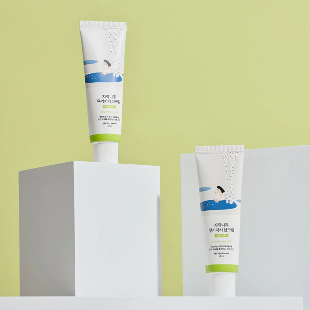 Round Lab Birch Juice Moisturizing Mild-Up Sunscreen, SPF50+ PA++++, 50ml