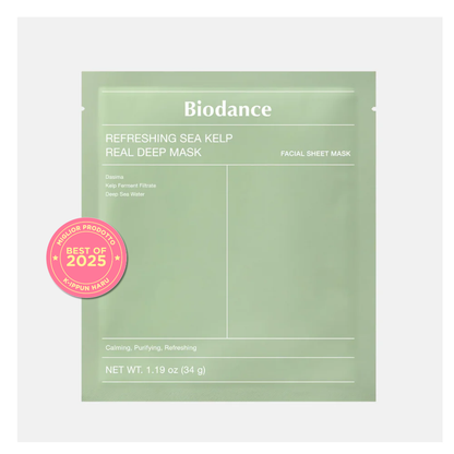 Biodance Refreshing Sea Kelp Real Deep Mask, 34g
