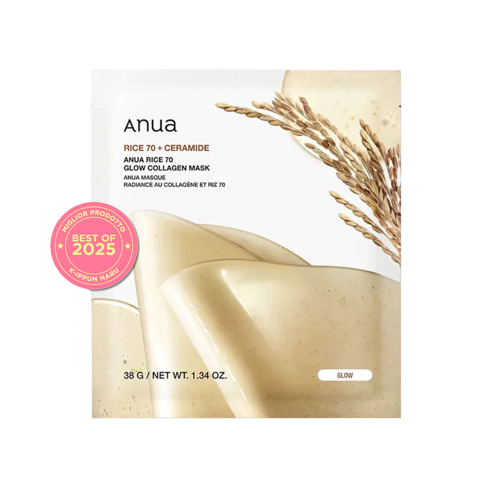 Anua Rice 70 Glow Collagen Mask, 38g