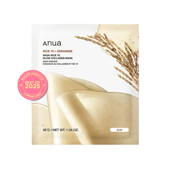 Anua Rice 70 Glow Collagen Mask, 38g