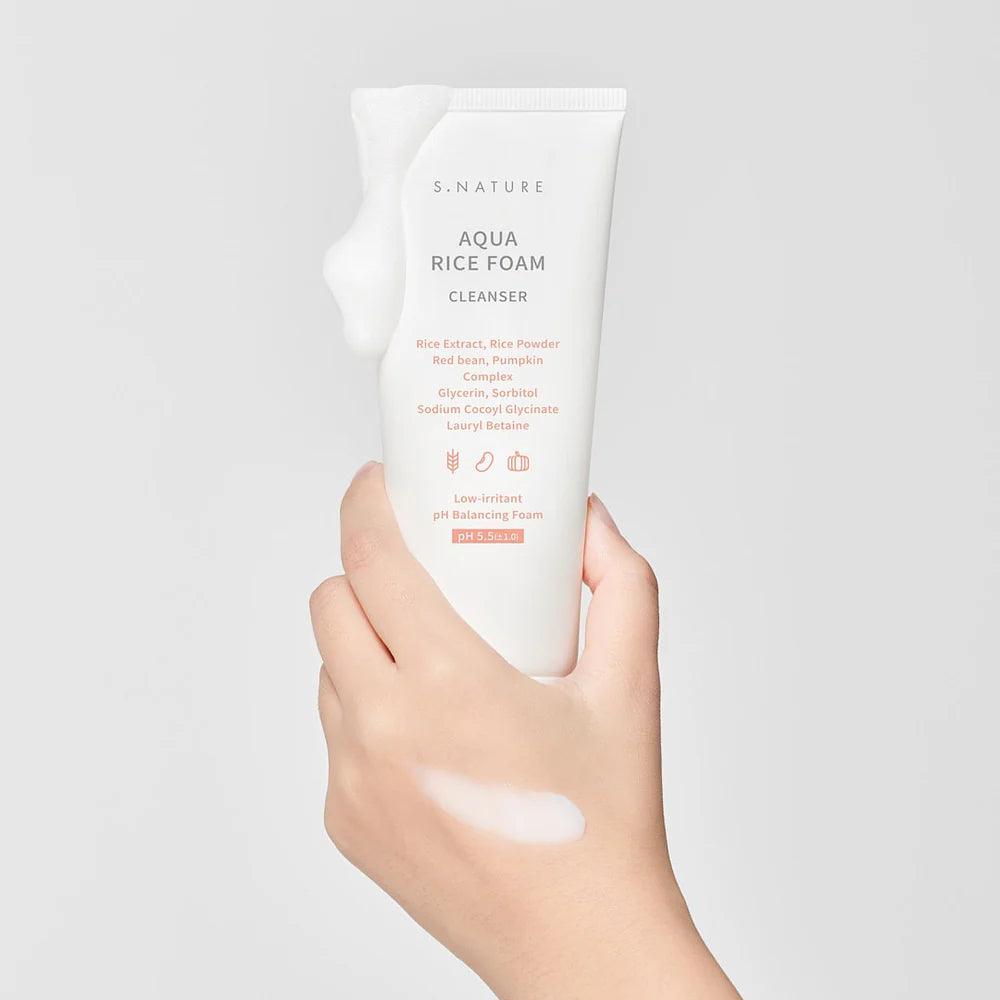 S.NATURE Aqua Rice Foam Cleanser