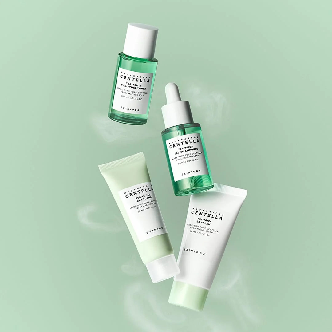SKIN1004 Madagascar Centella Tea-Trica Travel Kit, 4 pezzi