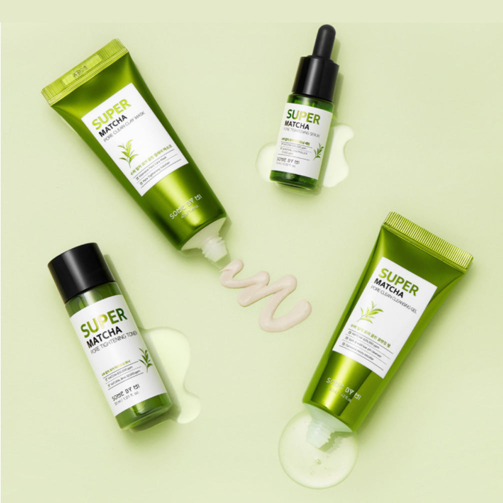 Set - Blackheads - SOME BY MI Super Matcha Pore Care Starter Kit