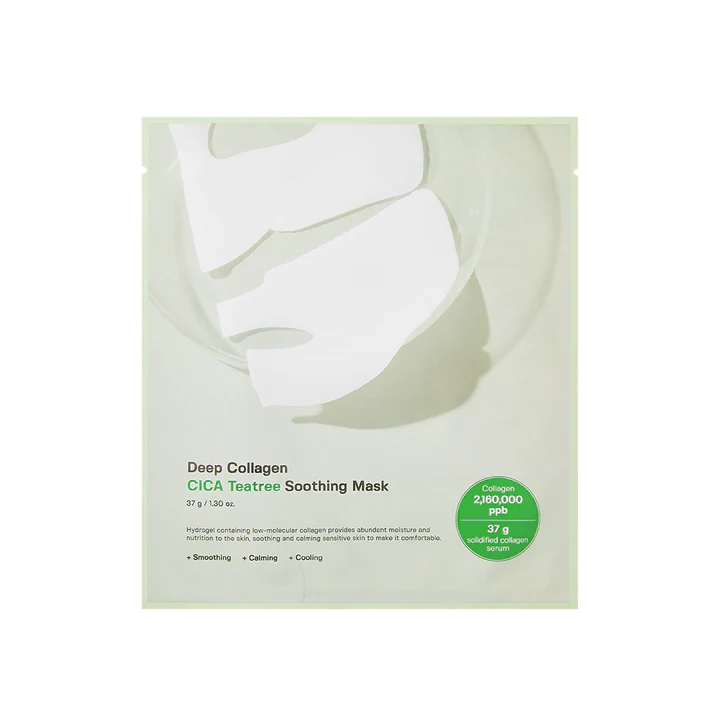 Sungboon Editor Deep Collagen Cica Teatree Soothing Mask, 37g
