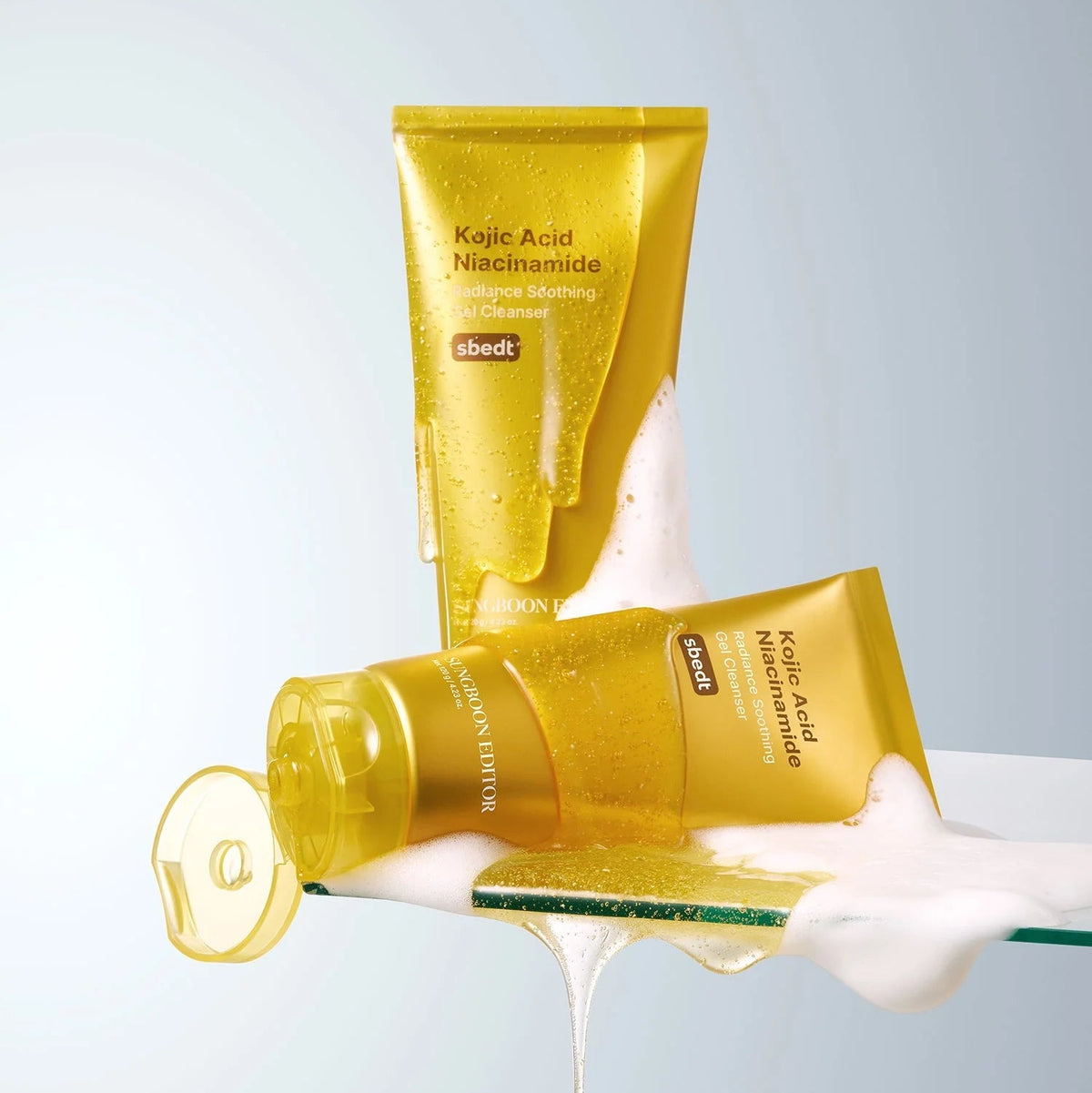 Sungboon Editor Kojic Acid Niacinamide Brightening Face Gel Cleanser, 120 g