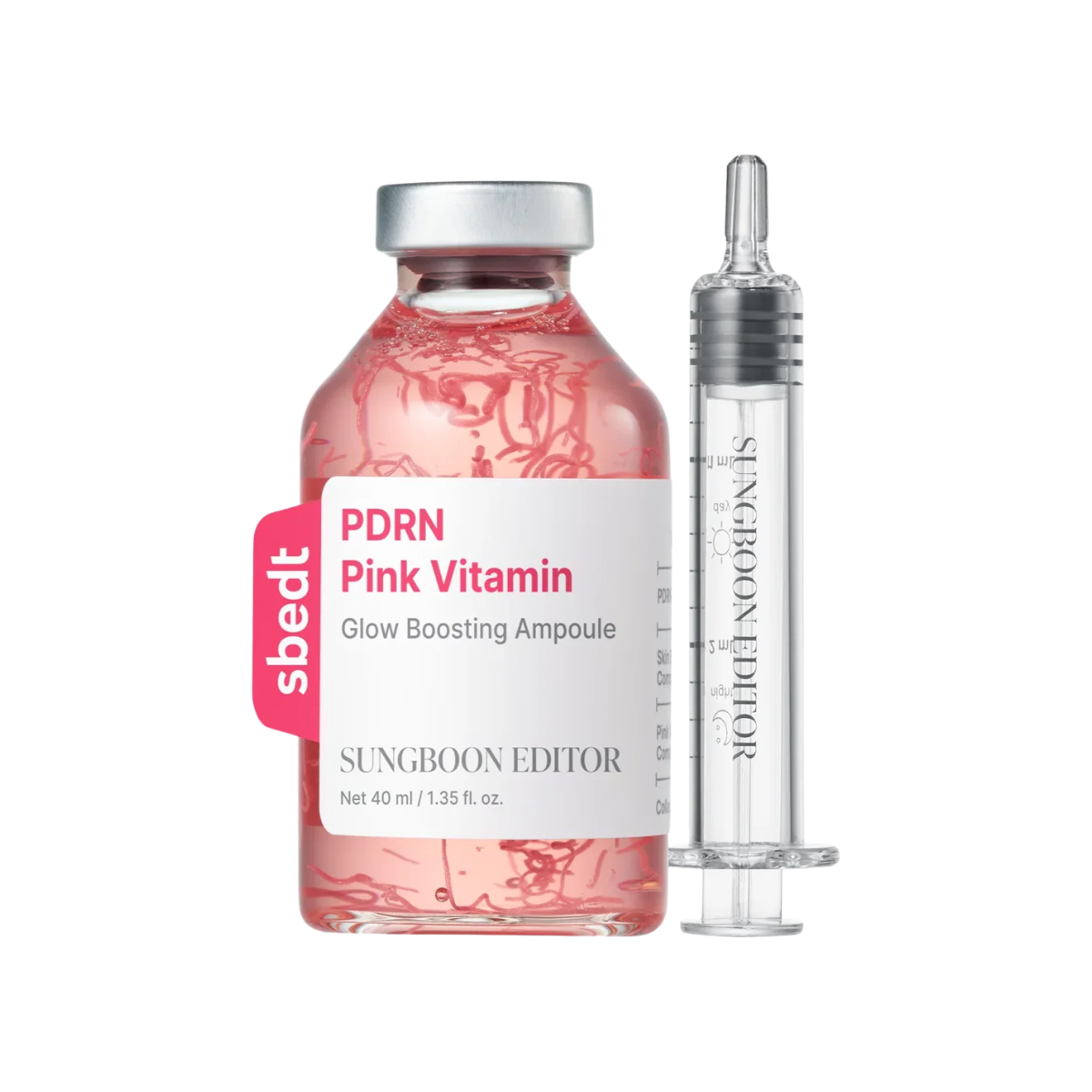 Sungboon Editor PDRN Pink Vitamin Glow Boosting Ampoule, 40ml