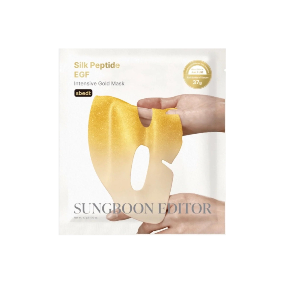 Sungboon Editor Silk Peptide EGF Intensive Gold Mask, 37g