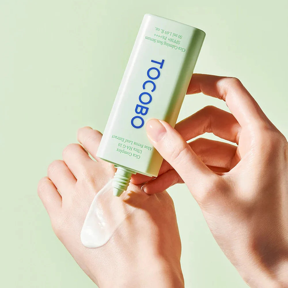 TOCOBO Cica Calming Sun Serum, SPF50+ PA++++, 10ml