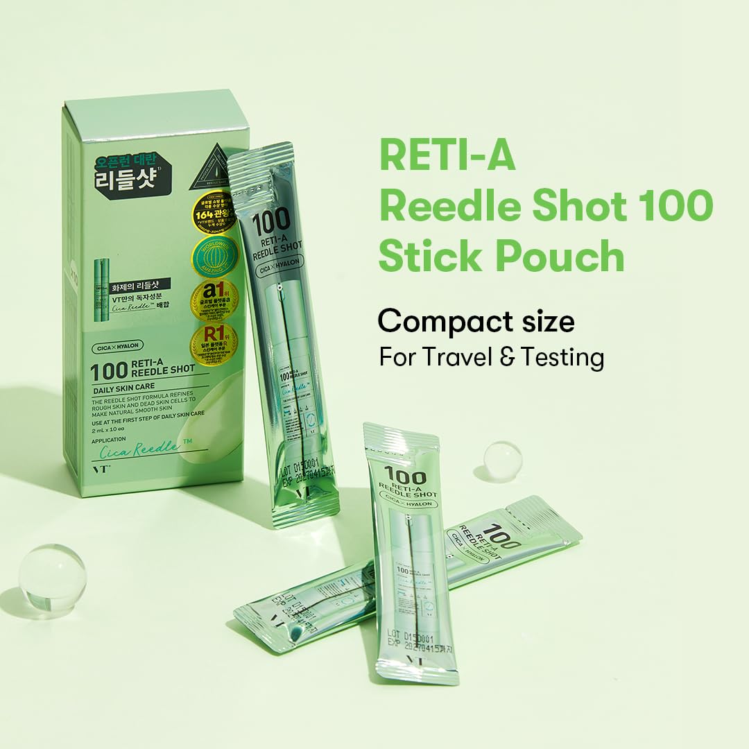 VT COSMETICS Reti-A Reedle Shot 100, 10 stick da 2ml