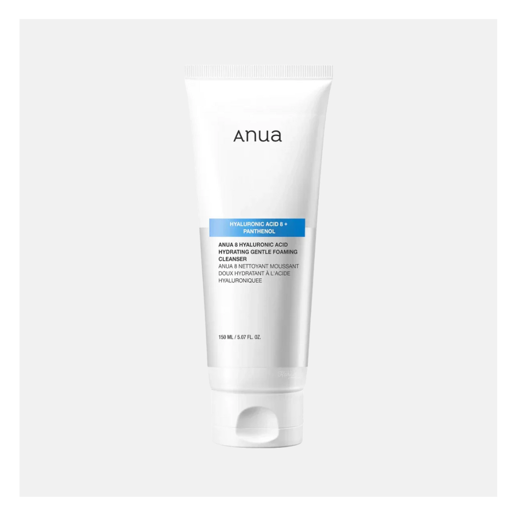 ANUA 8 Hyaluronic Acid Hydrating Gentle Foaming Cleanser, 150ml