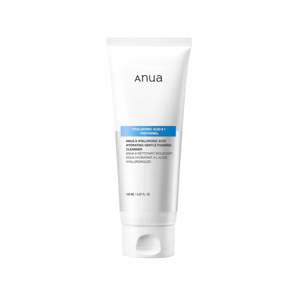 Anua 8 Hyaluronic Acid Hydrating Gentle Foaming Cleanser, 150ml