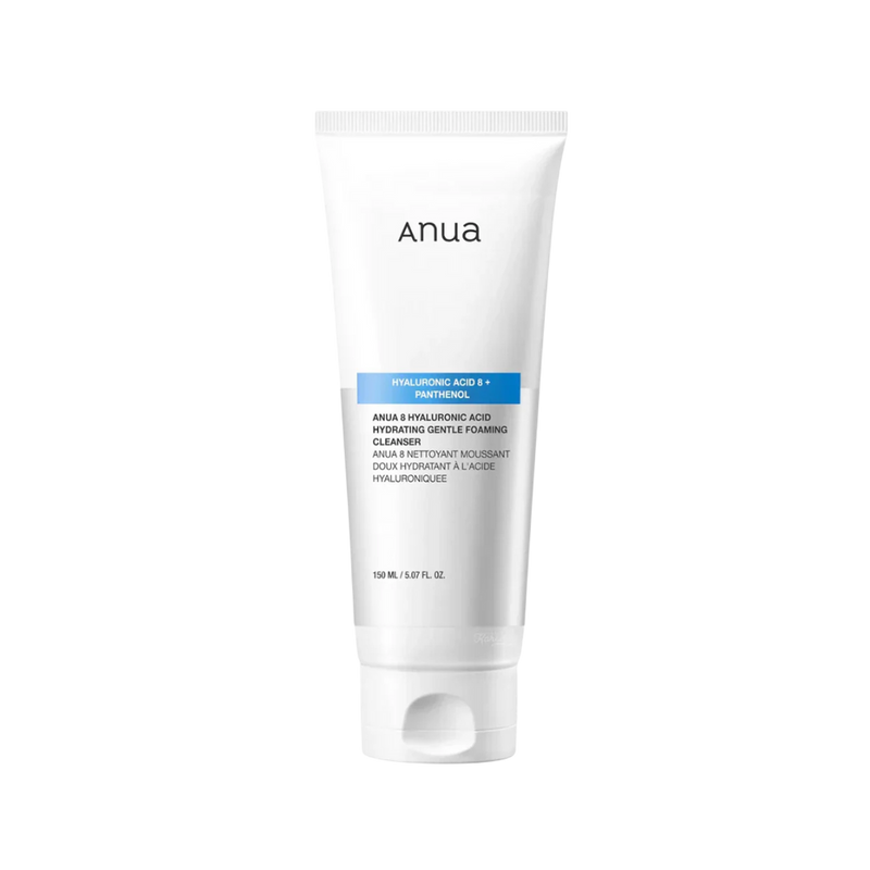 Anua 8 Hyaluronic Acid Hydrating Gentle Foaming Cleanser, 150ml
