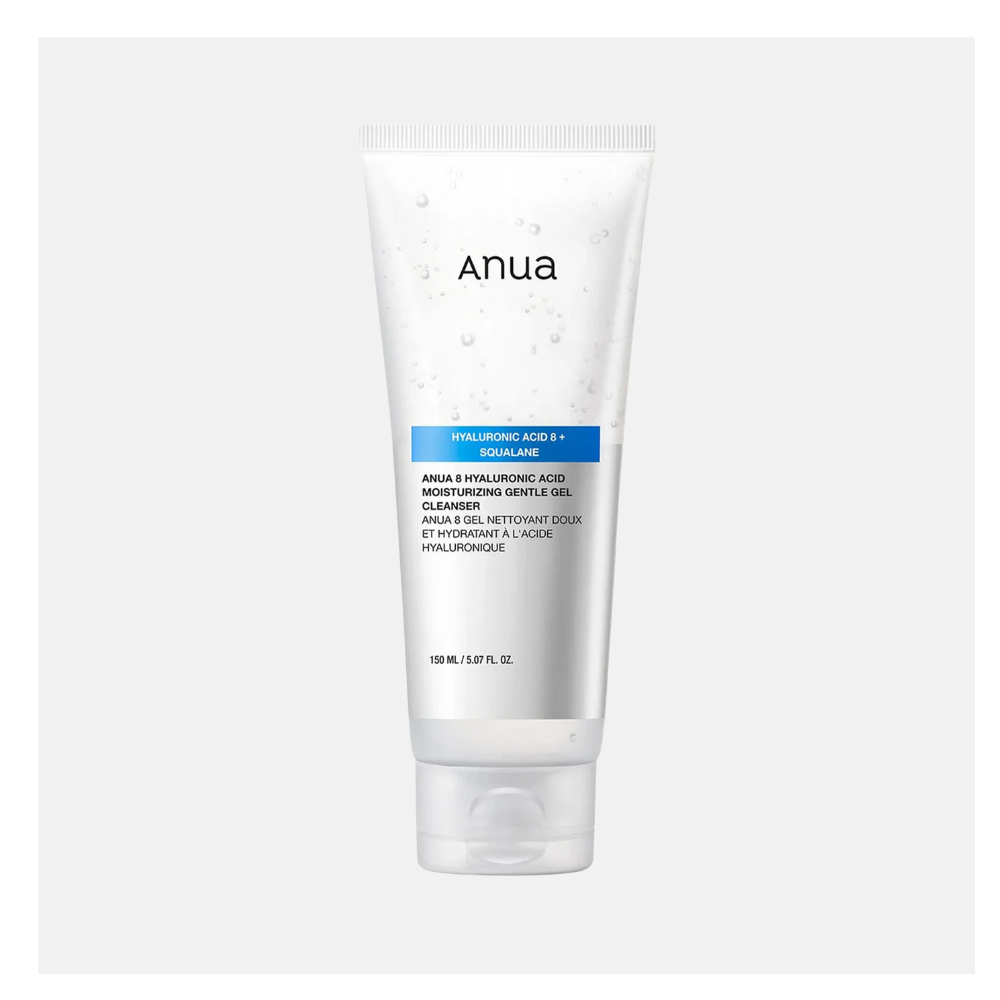 Anua 8 Hyaluronic Acid Moisturizing Gentle Gel Cleanser, 150ml
