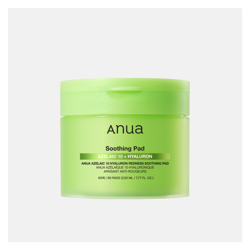 Anua Azelaic 10 Hyaluron Redness Soothing Pad, 90 dischetti