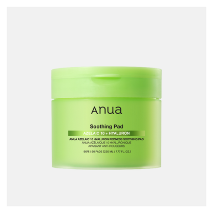 Anua Azelaic 10 Hyaluron Redness Soothing Pad, 90 dischetti