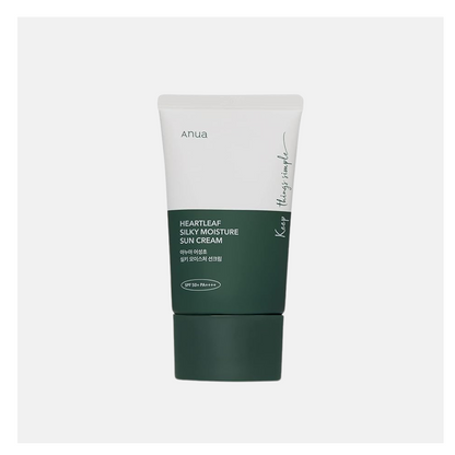 ANUA Heartleaf Silky Moisture Sunscreen SPF50+ PA++++, 50ml