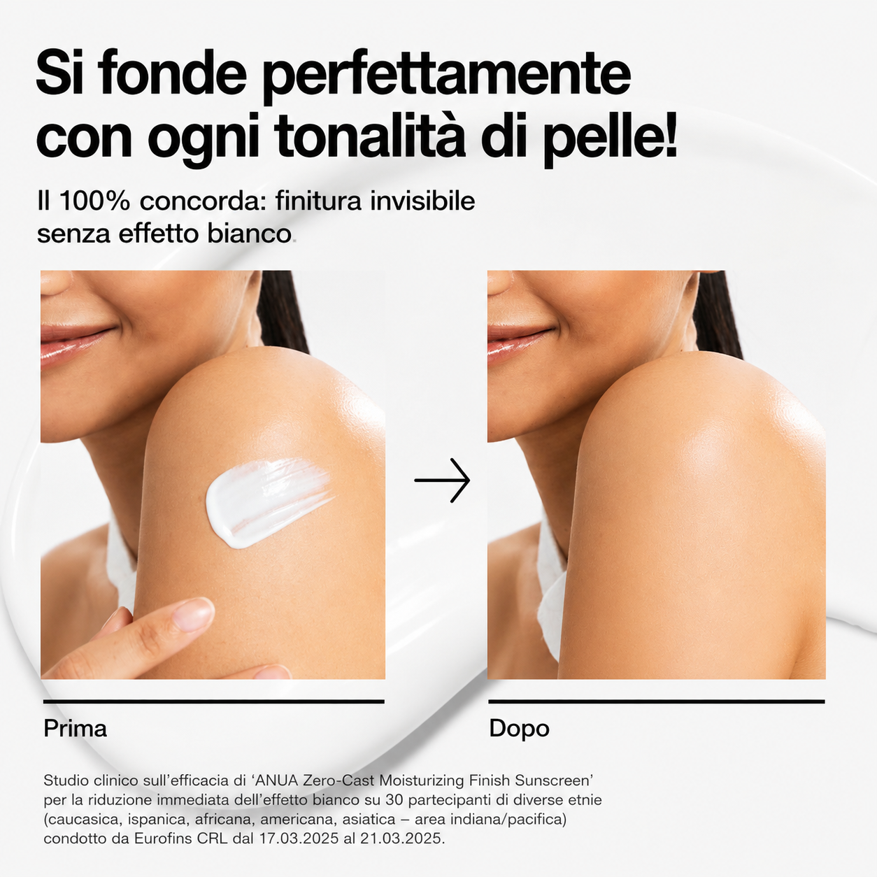 Anua Zero-Cast Moisturizing Finish Sunscreen, SPF50 PA++++, 50ml