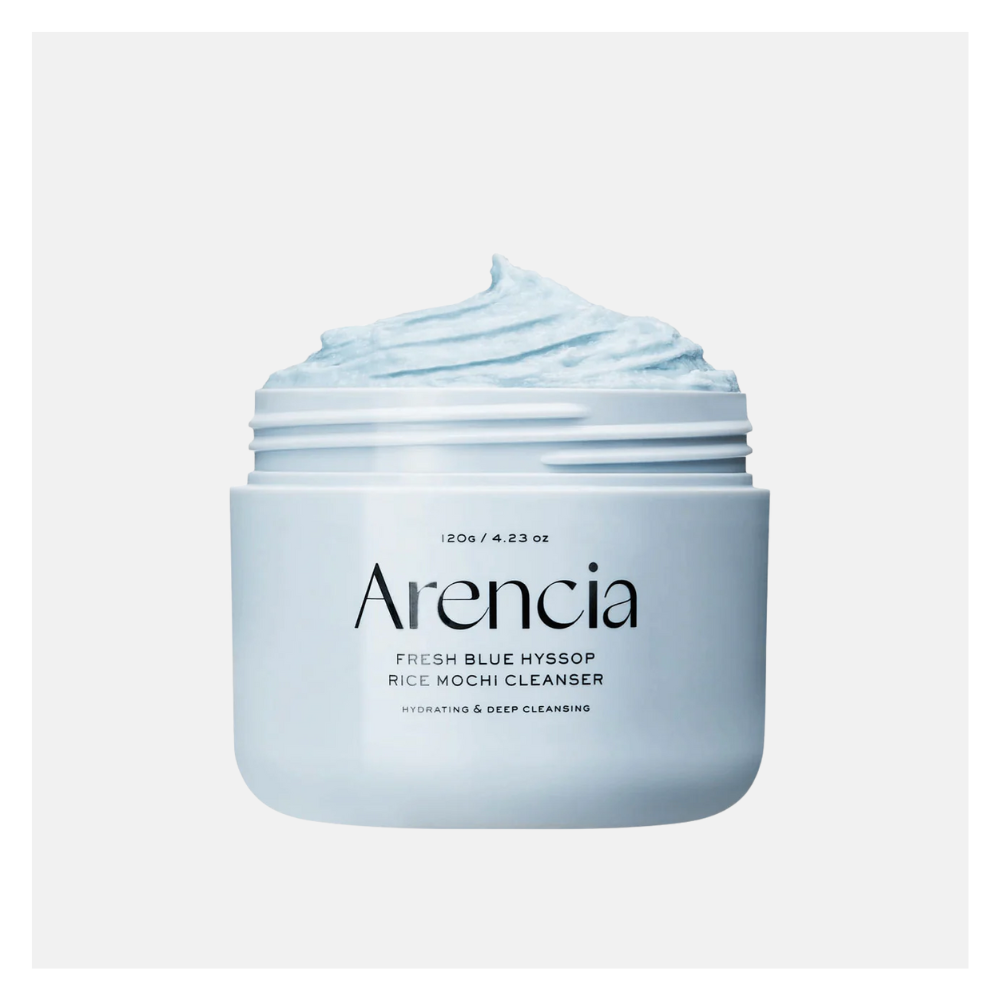 Arencia Blue Hyssop Rice Mochi Cleanser, 120g
