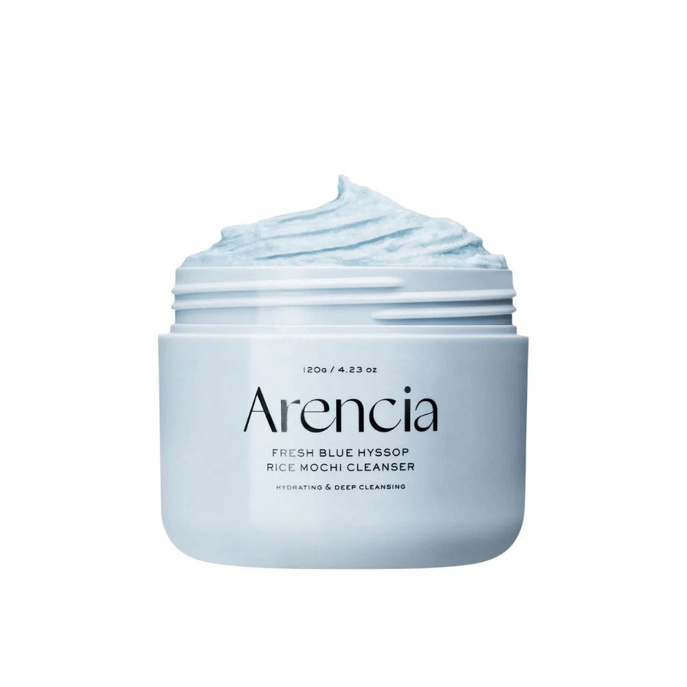 Arencia Blue Hyssop Rice Mochi Cleanser, 120g