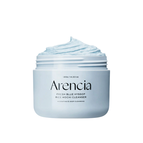 Arencia Blue Hyssop Rice Mochi Cleanser, 120g