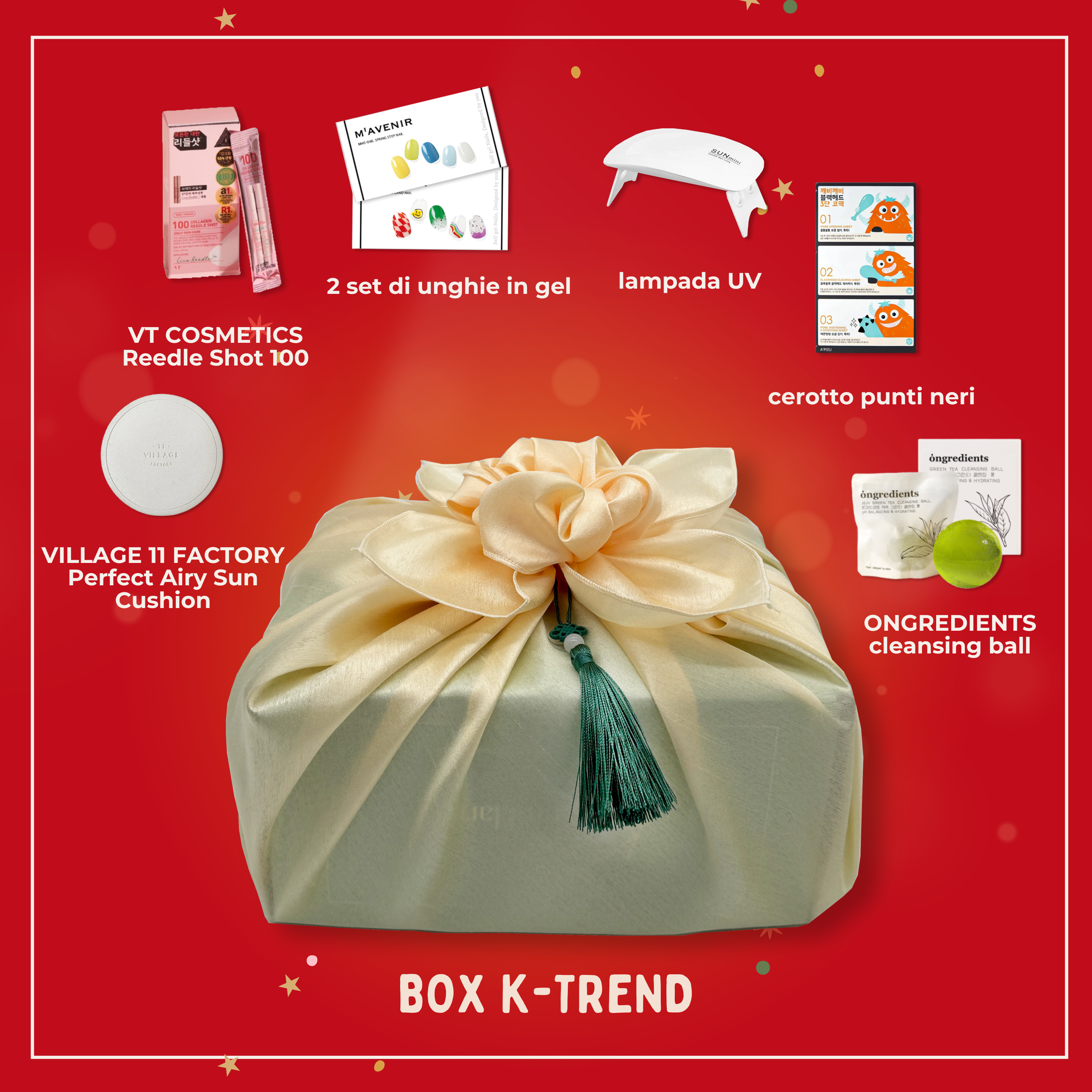 Gift Box K-TREND - Confezione regalo di prodotti coreani virali