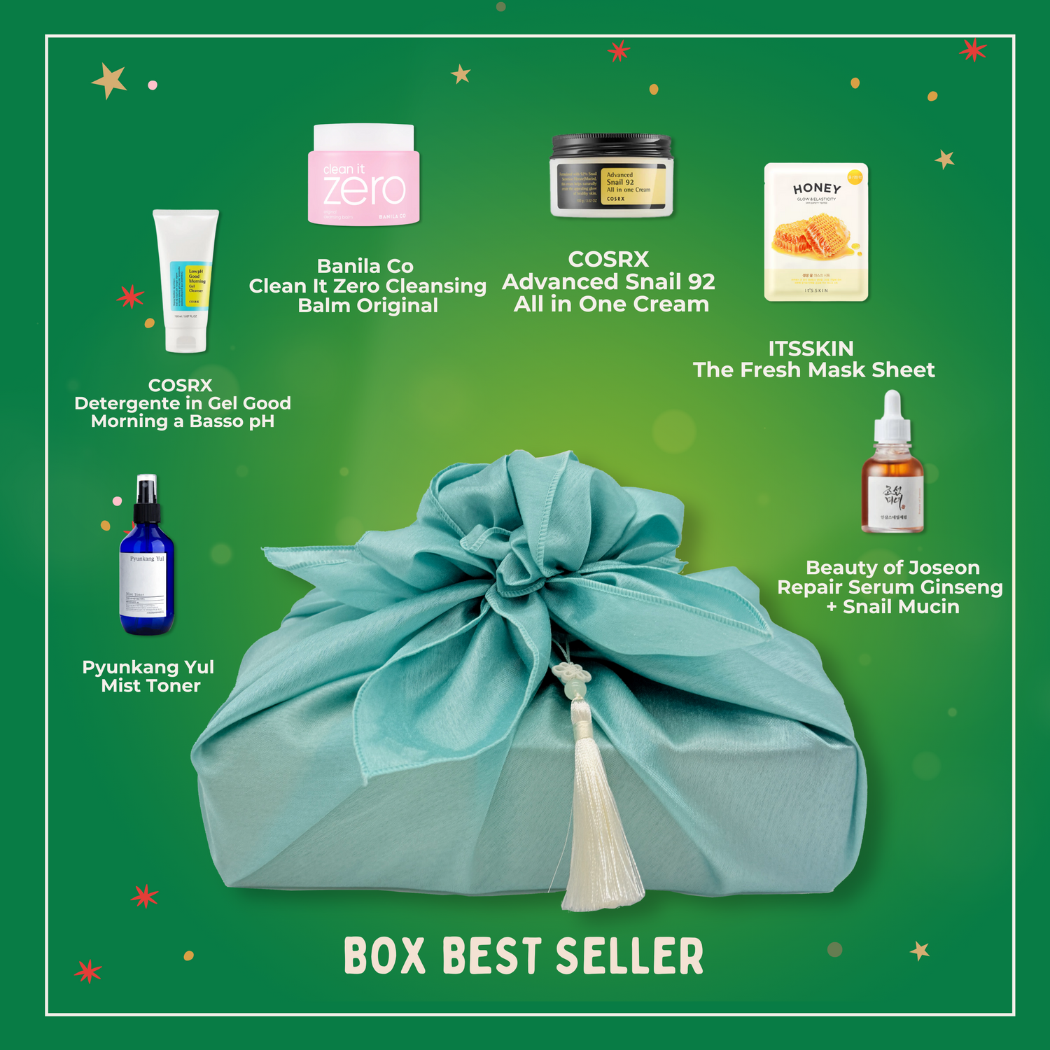 Gift Box BEST SELLER - Confezione regalo di prodotti coreani best-seller