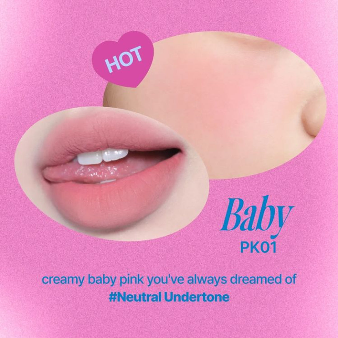 FWEE Lip&Cheek Blurry Pudding Pot – PK01 Baby