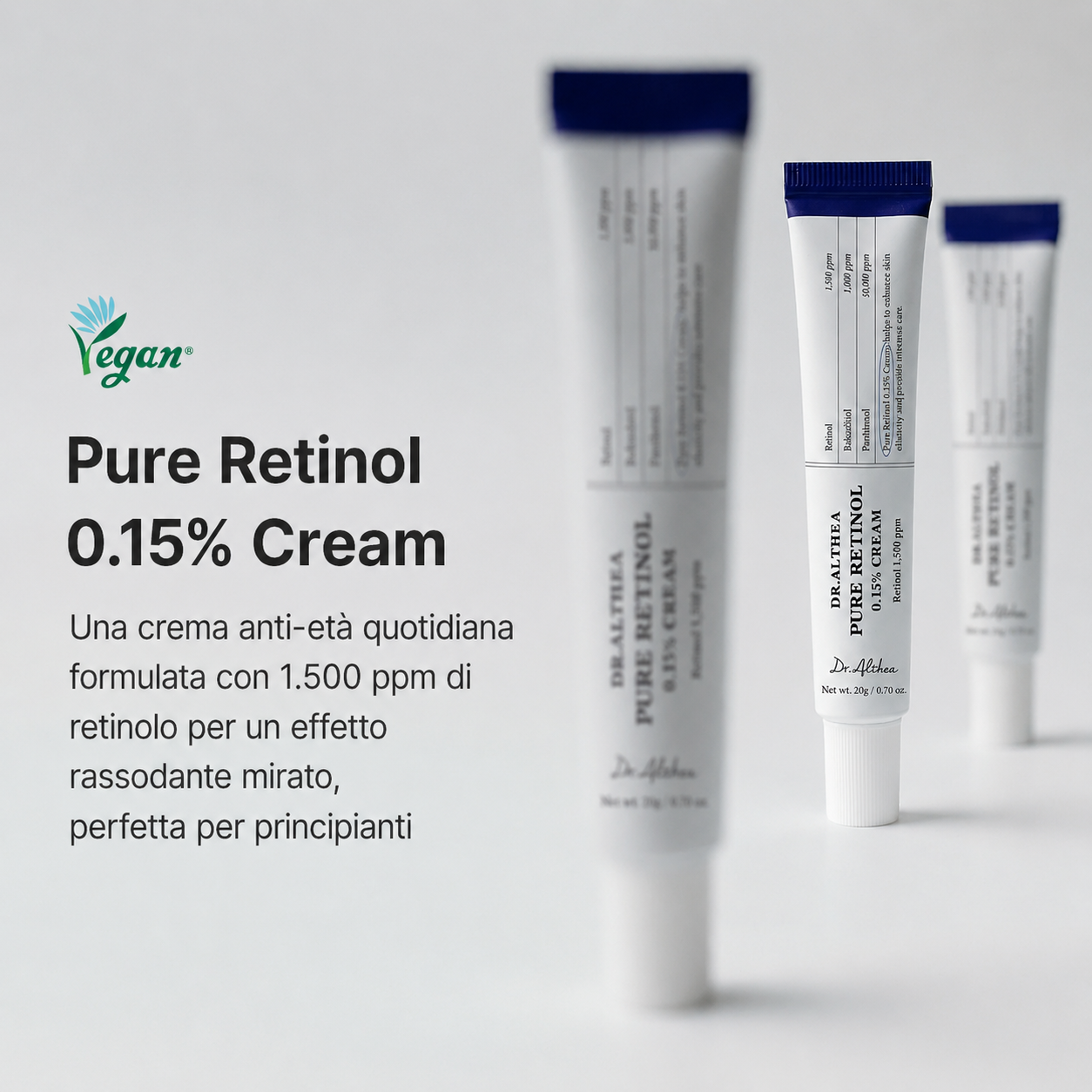 Dr. Althea Pure Retinol 0.15% Cream, 20g