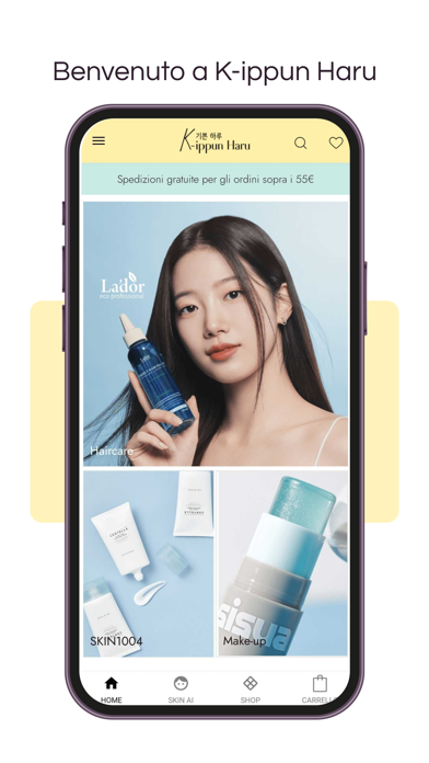 Home dell'app K-ippun Haru