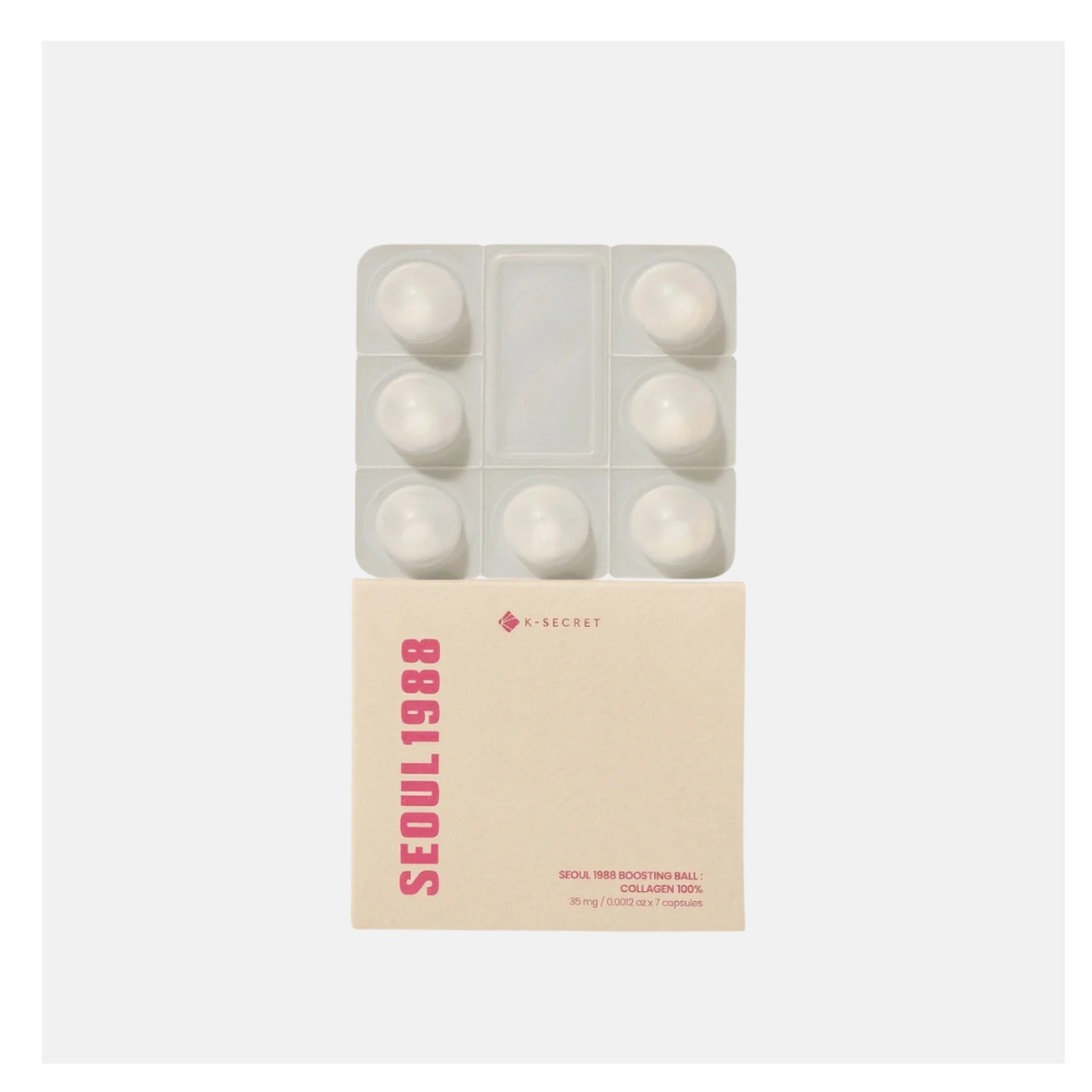 KSECRET Seoul 1988 Boosting Ball: Collagen 100%, 35mg, 7 capsule
