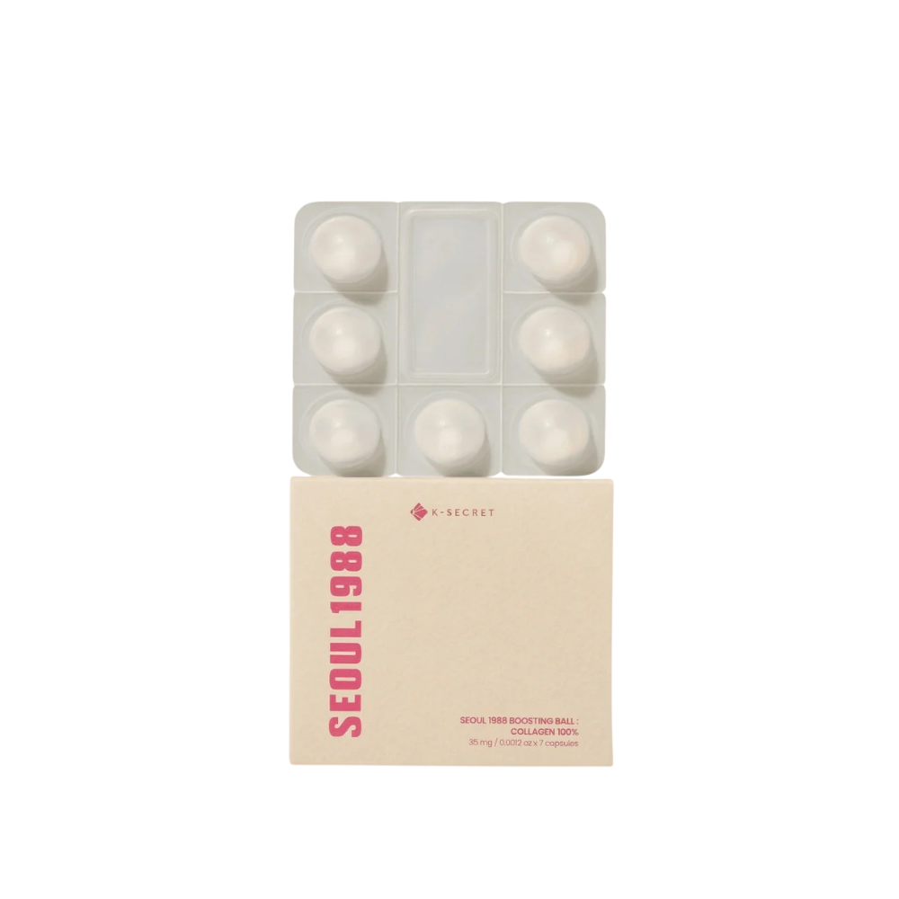 KSECRET Seoul 1988 Boosting Ball: Collagen 100%, 35mg, 7 capsule