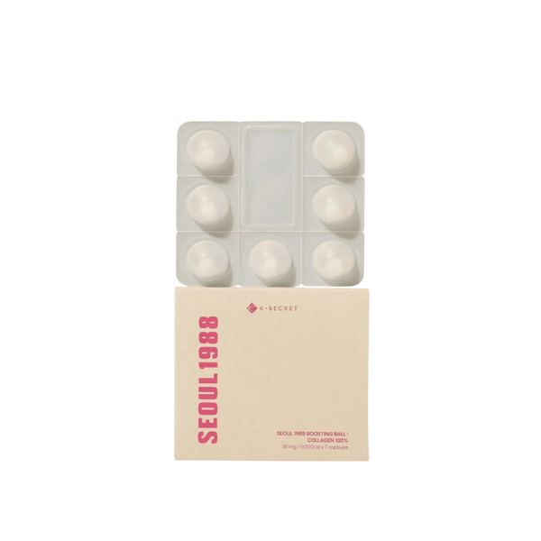 KSECRET Seoul 1988 Boosting Ball: Collagen 100%, 35mg, 7 capsule
