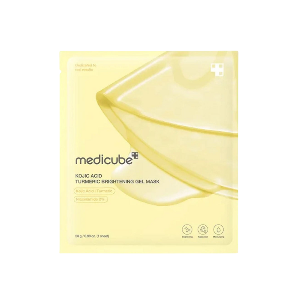 MEDICUBE Kojic Acid Turmeric Brightening Gel Mask, 28g