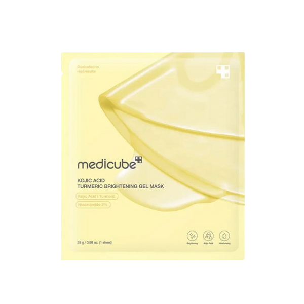 MEDICUBE Kojic Acid Turmeric Brightening Gel Mask, 28g